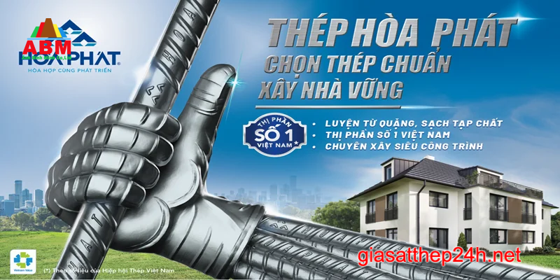 Ứng dụng thép gân hoà phát